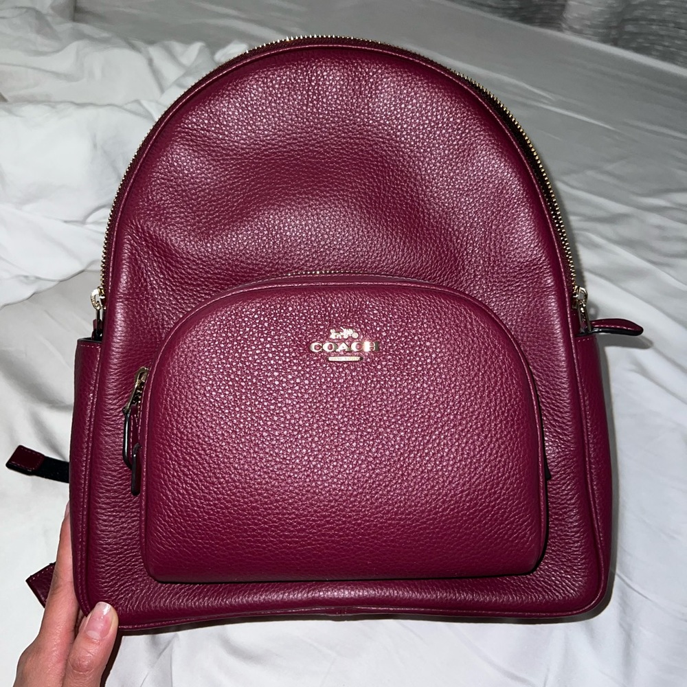 Coach Court Leather Backpack